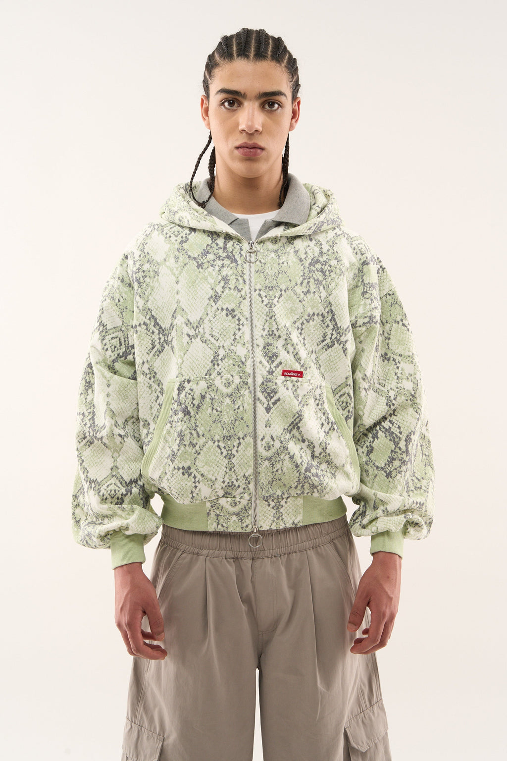 SCFF Green Snake Zipper