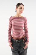 Nat Pink Stripes Longsleeve