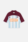Forza Burgundy & Blue Shirt