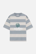 Boy Grey Striped T-Shirt