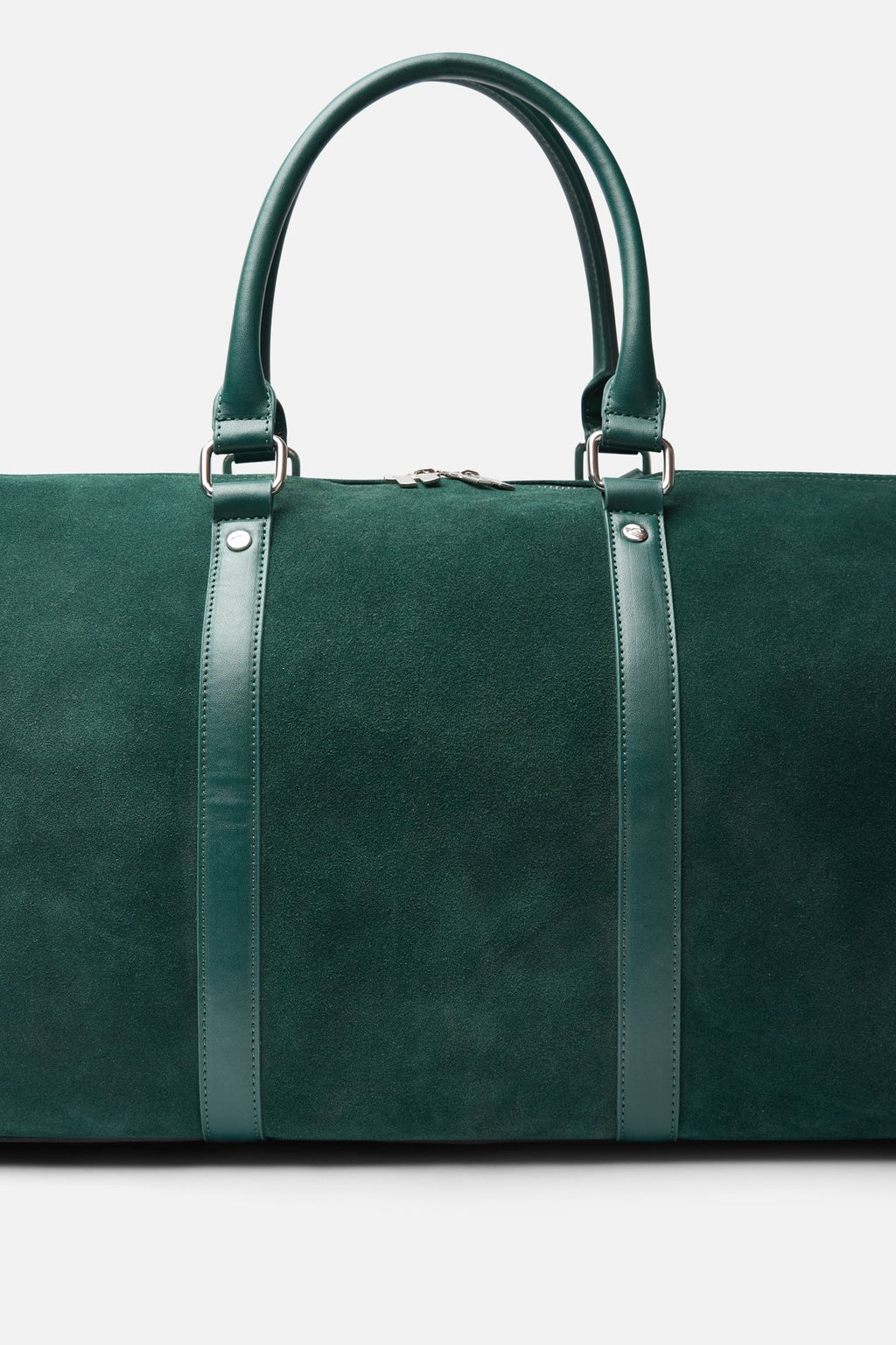 Suede Green Duffle Bag