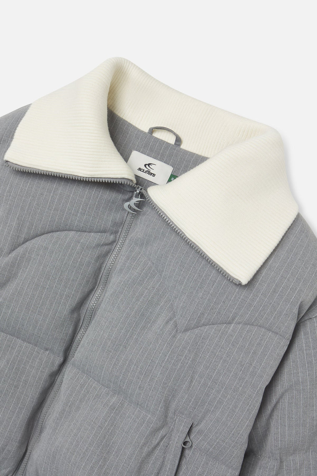 Donatello Light Grey Puffer