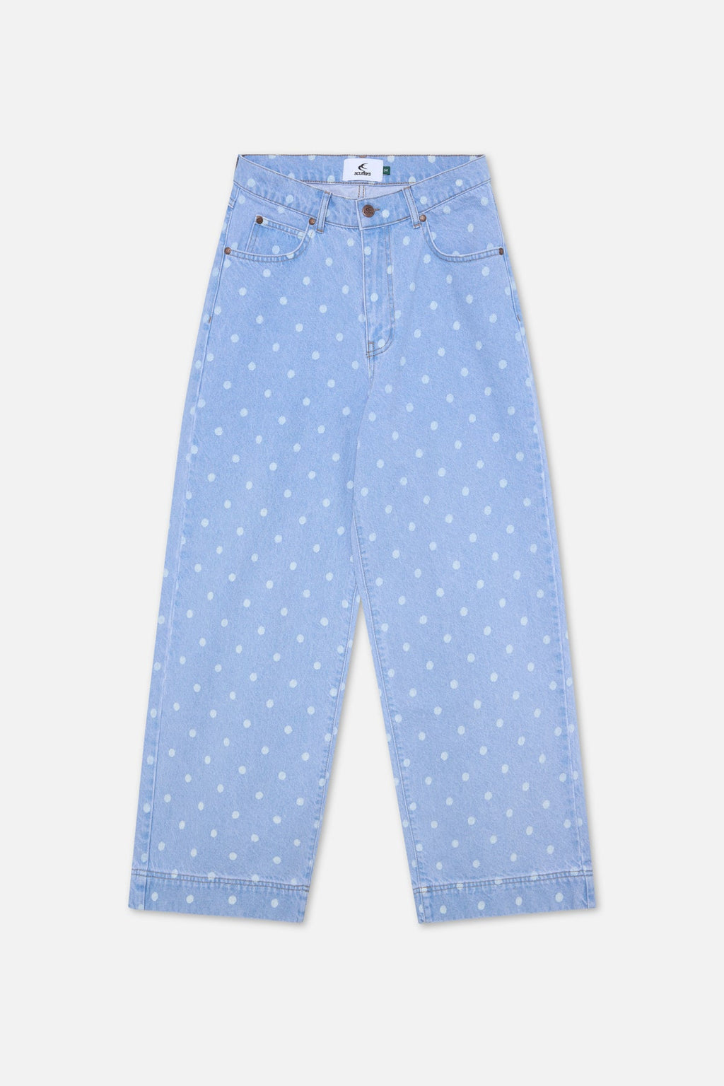 Dots Light Blue Pants