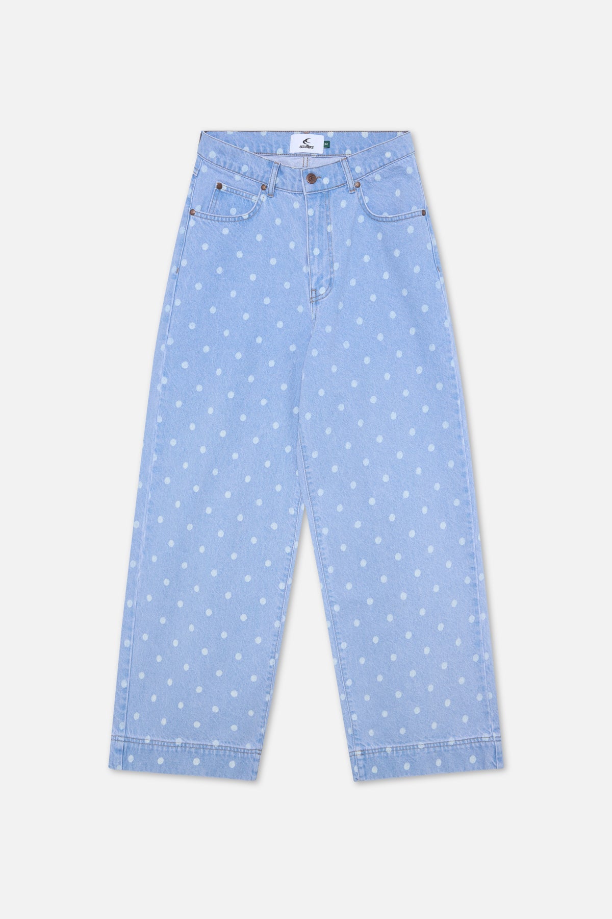 Dots Light Blue Pants