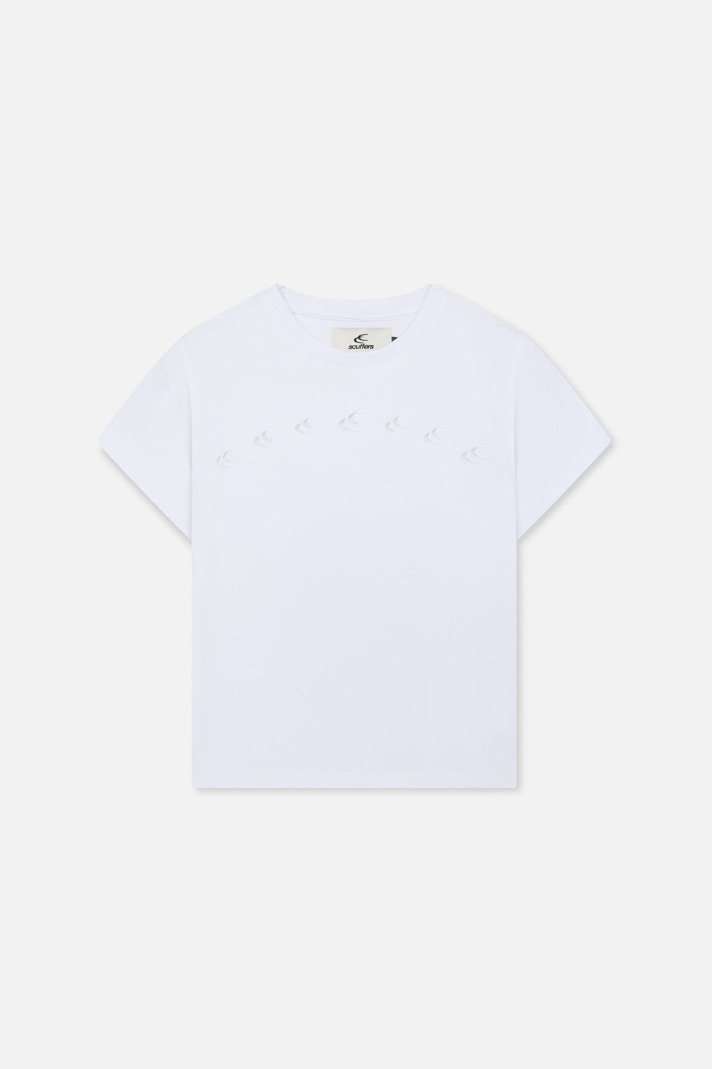 Hole White T-Shirt