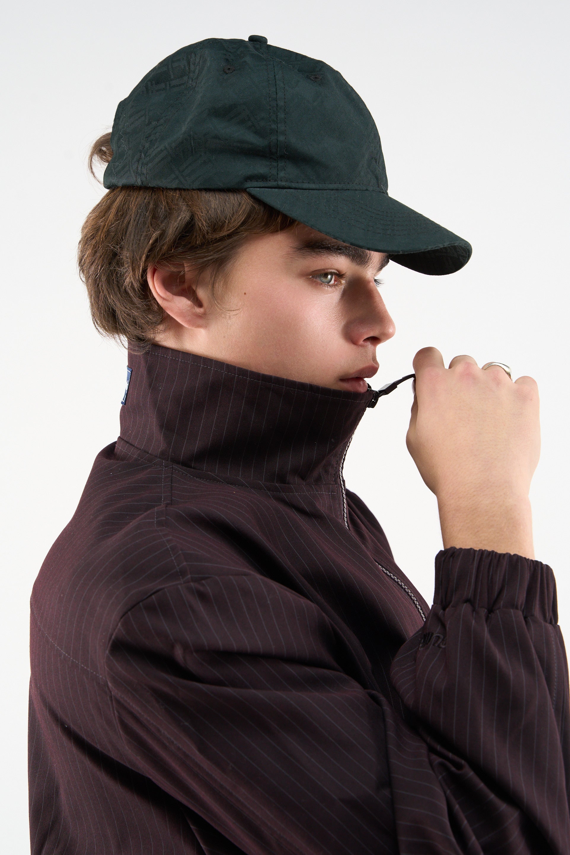 Monogram Black Cap