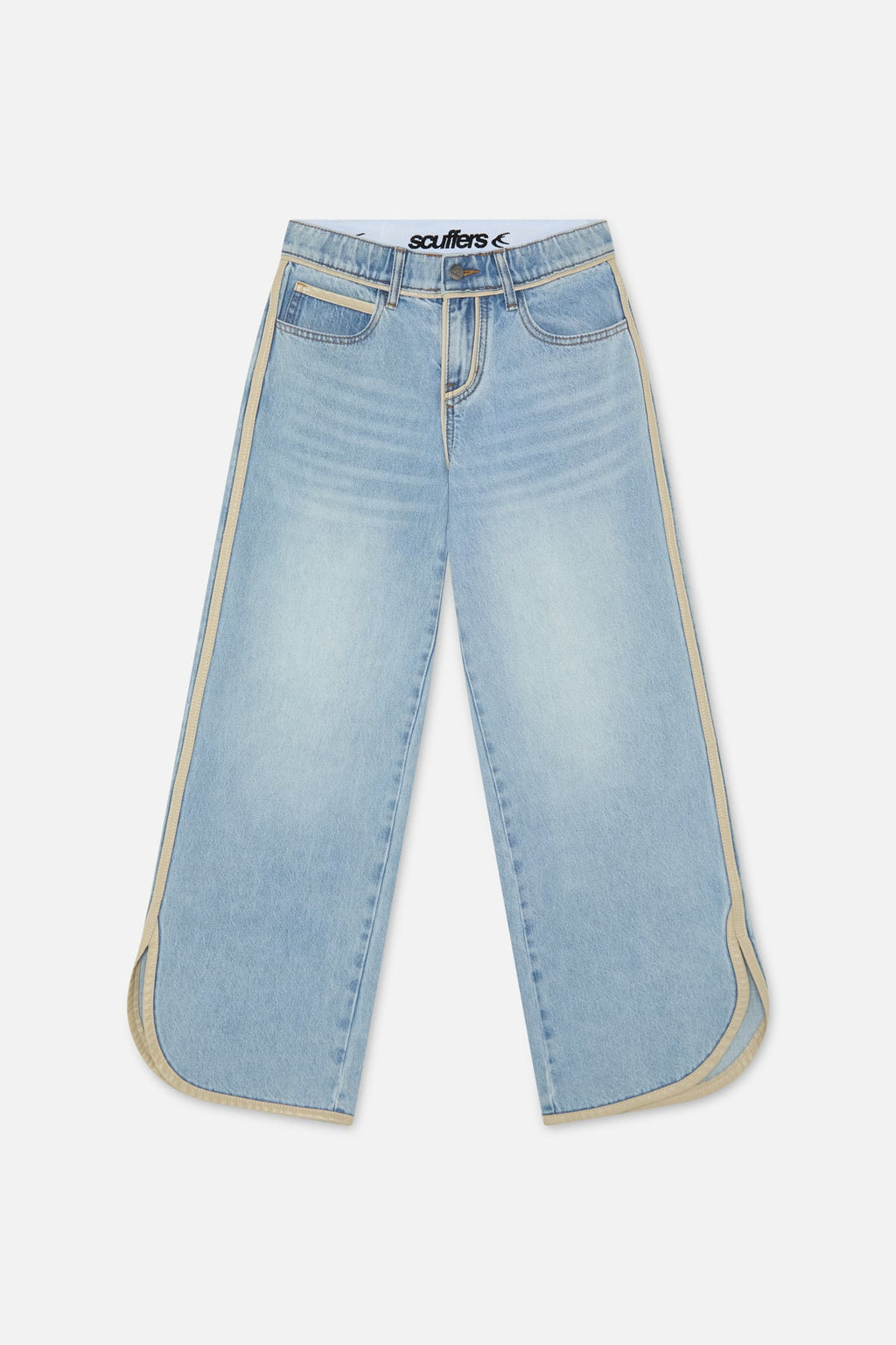Brief Light Blue Pants