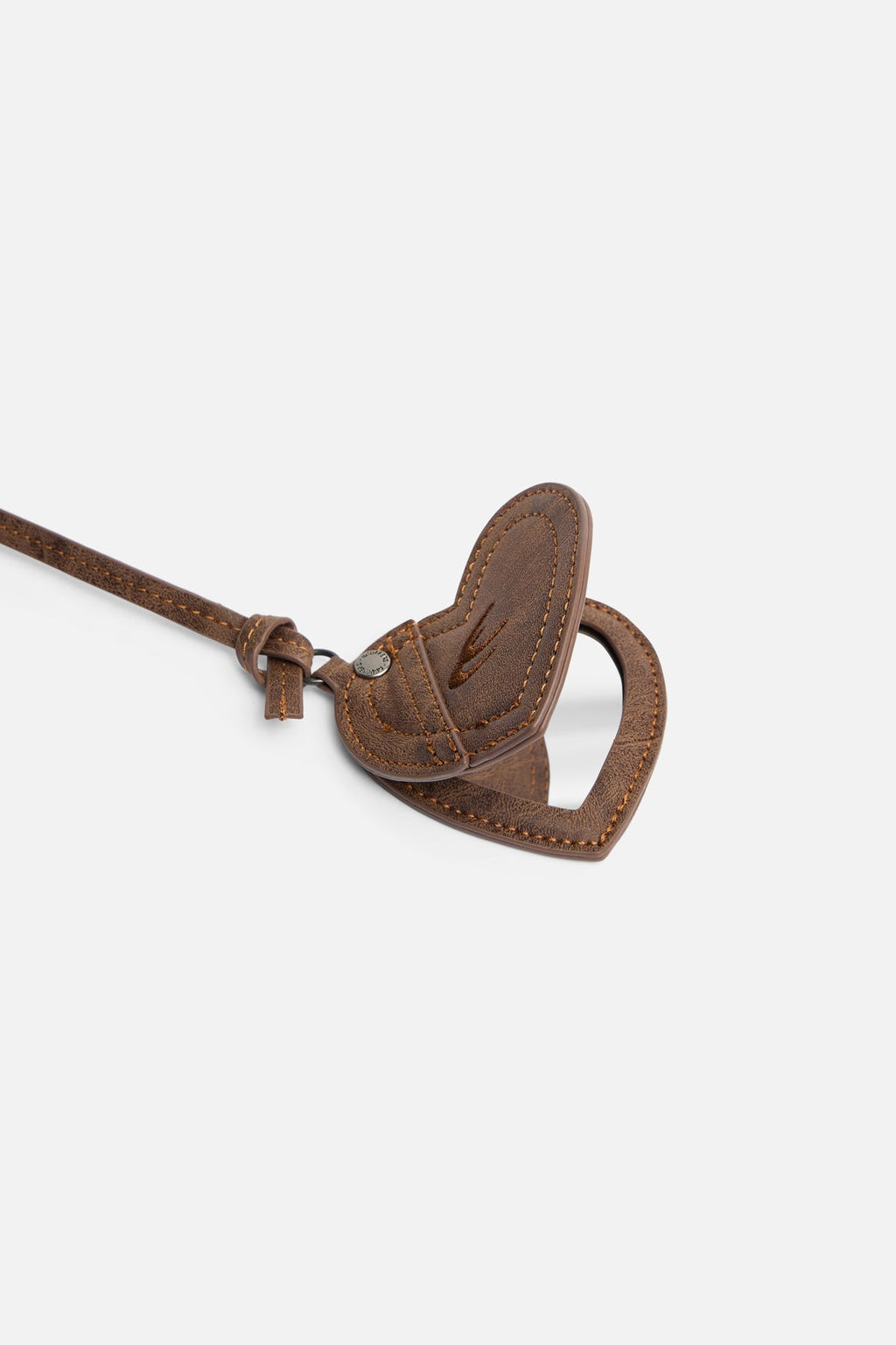 Love Brown Keychain Mirror