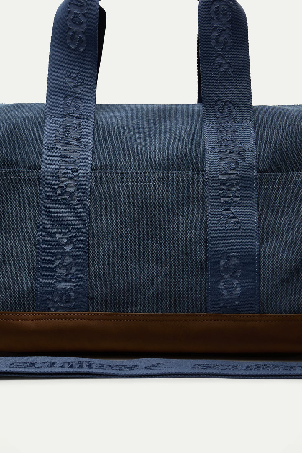 Canvas Navy Duffle Bag