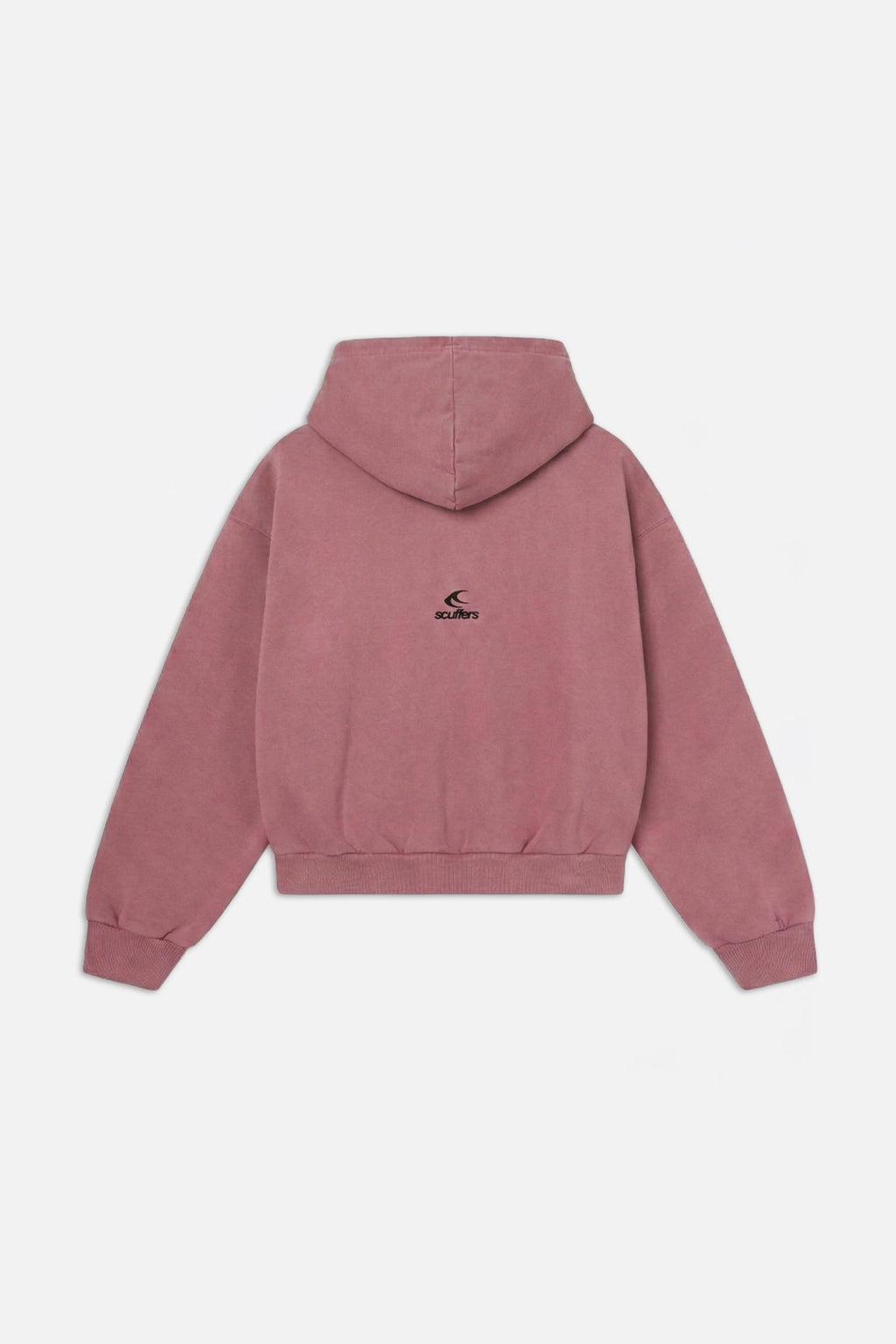 Raw Burgundy Hoodie
