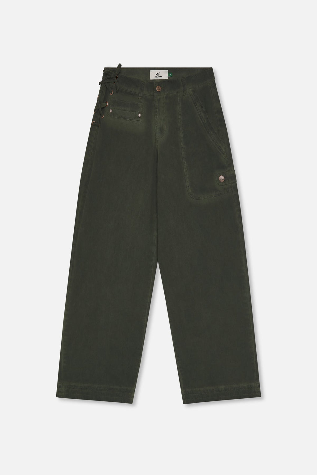 City Dusty Green Pants