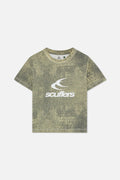 Crocodile Dusty Green Fitted T-Shirt