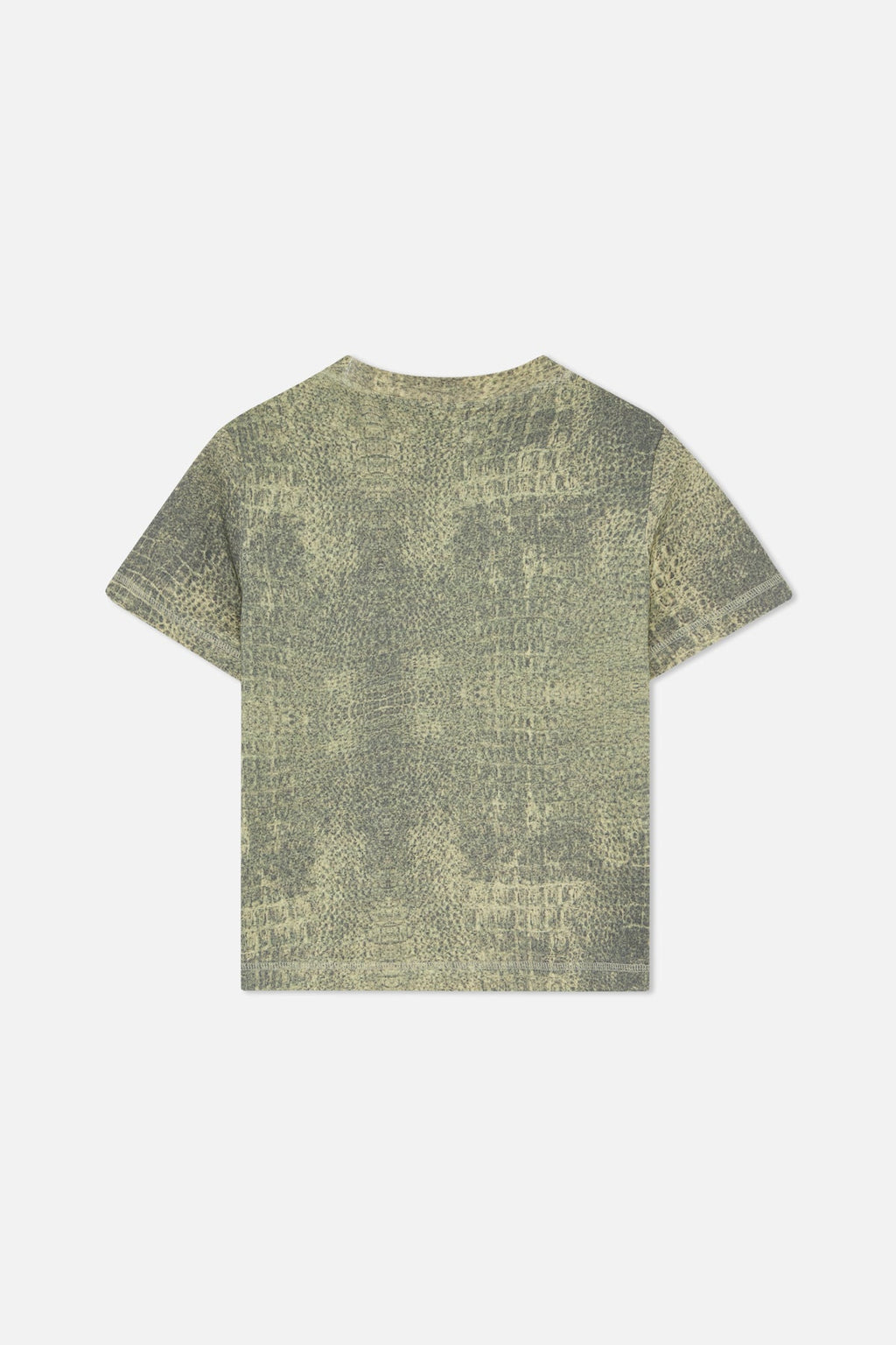 Crocodile Dusty Green Fitted T-Shirt