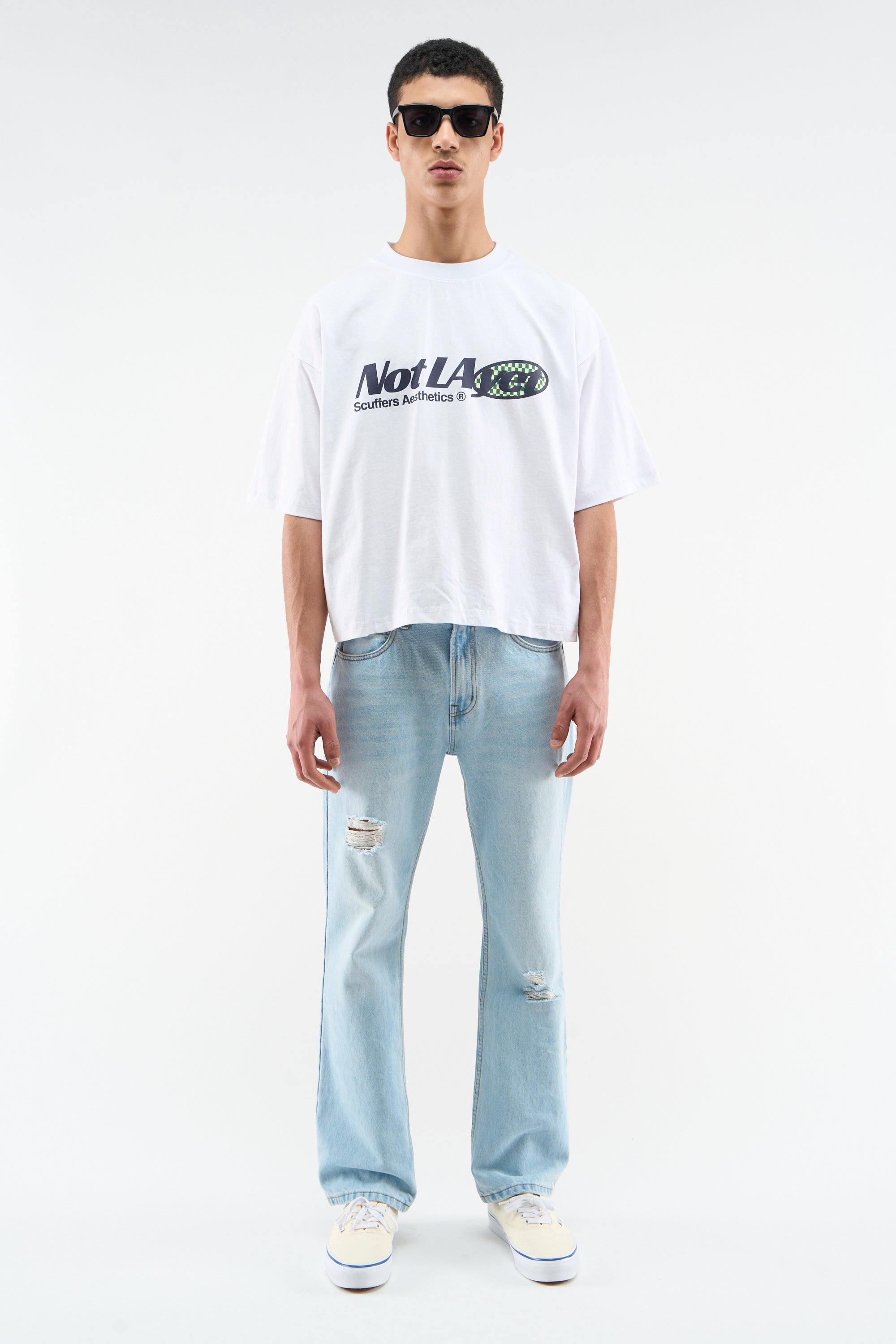 Not LA Yet White T-Shirt