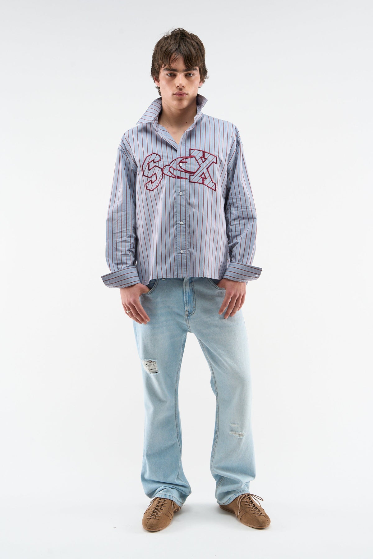 Sex Blue Shirt