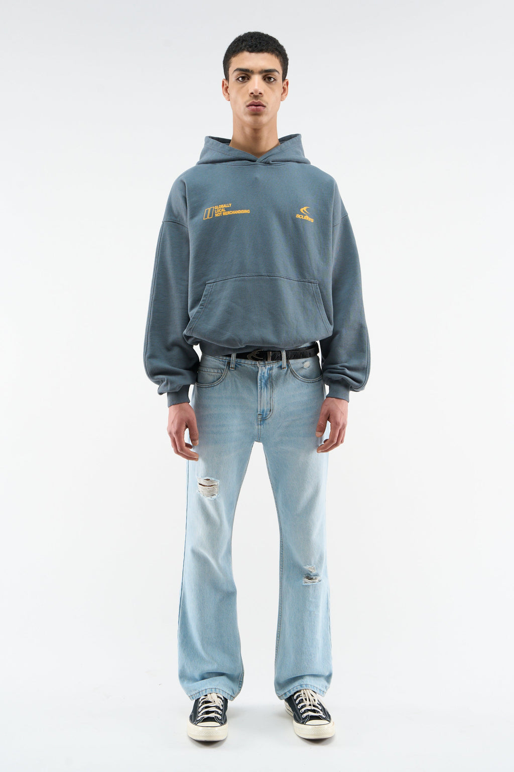 Globally Navy Hoodie