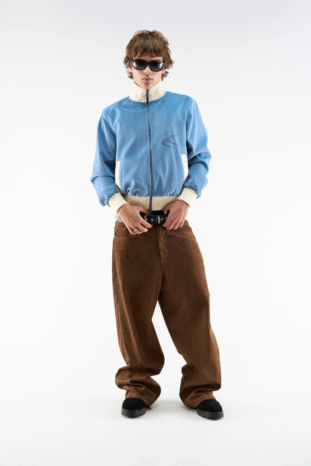 Snow Blue Zipper