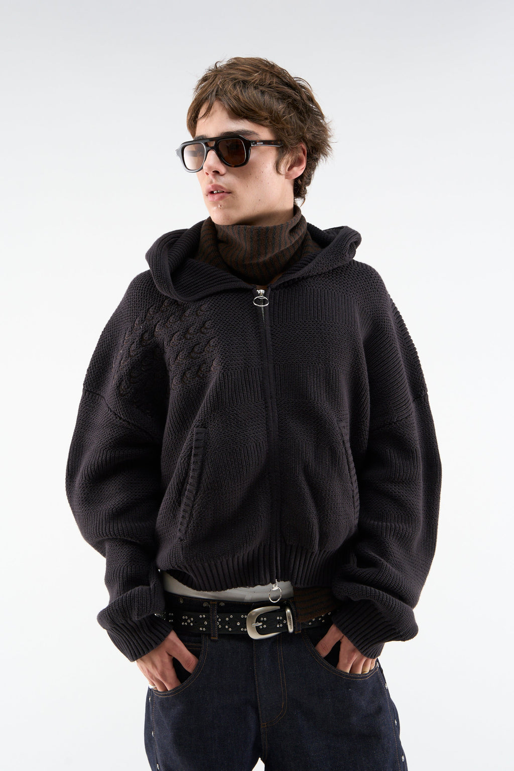Nowhere Dark Knit Zipper