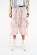 Funk Pink Camo Jorts