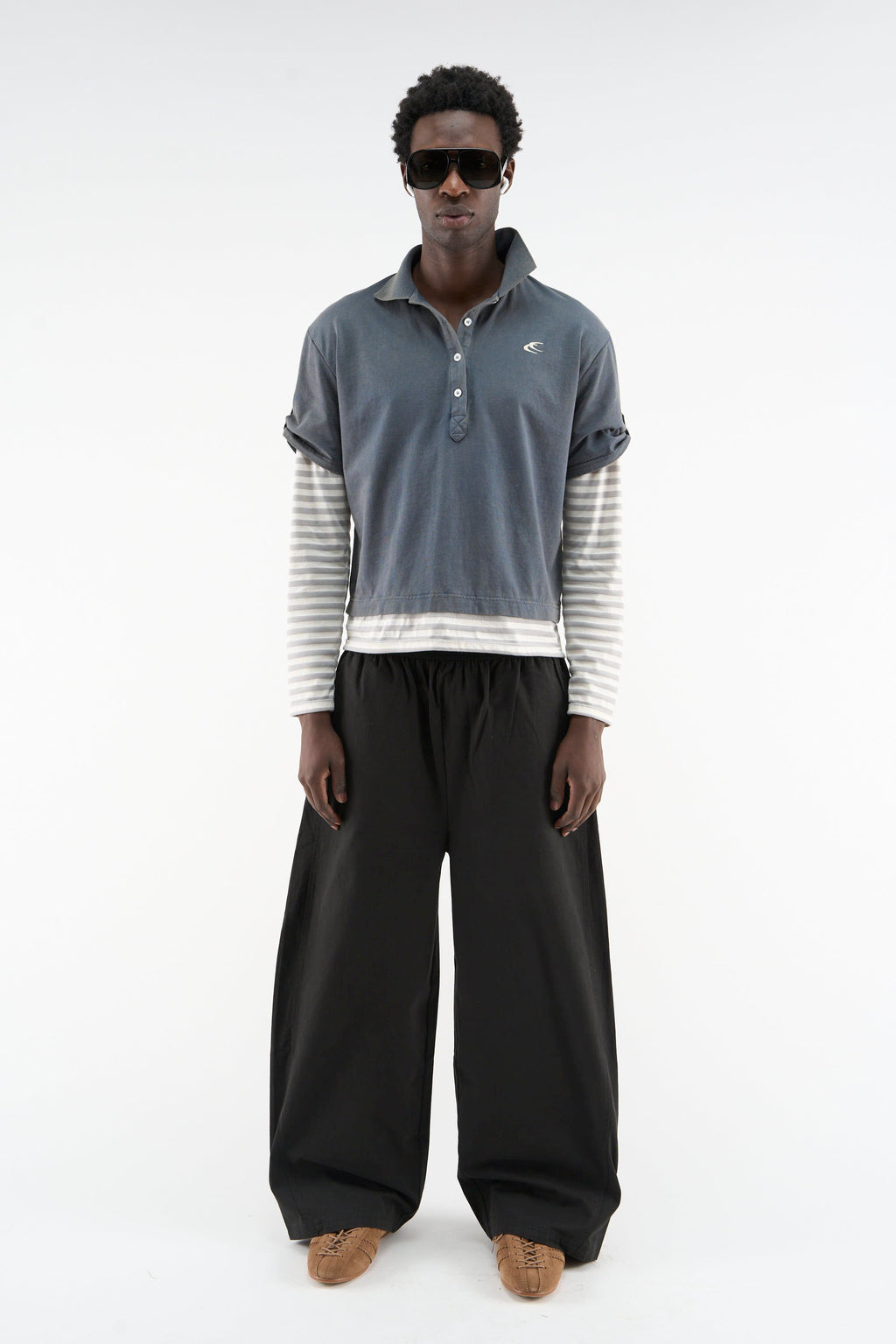 Somewhere Navy Polo