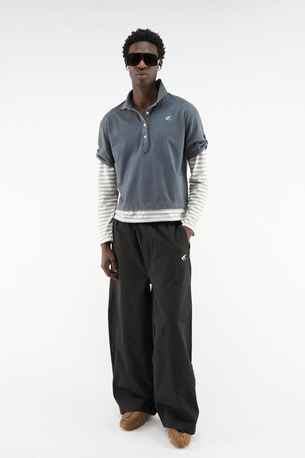 Somewhere Navy Polo