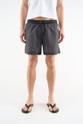 Pinstripe Black Swimpants
