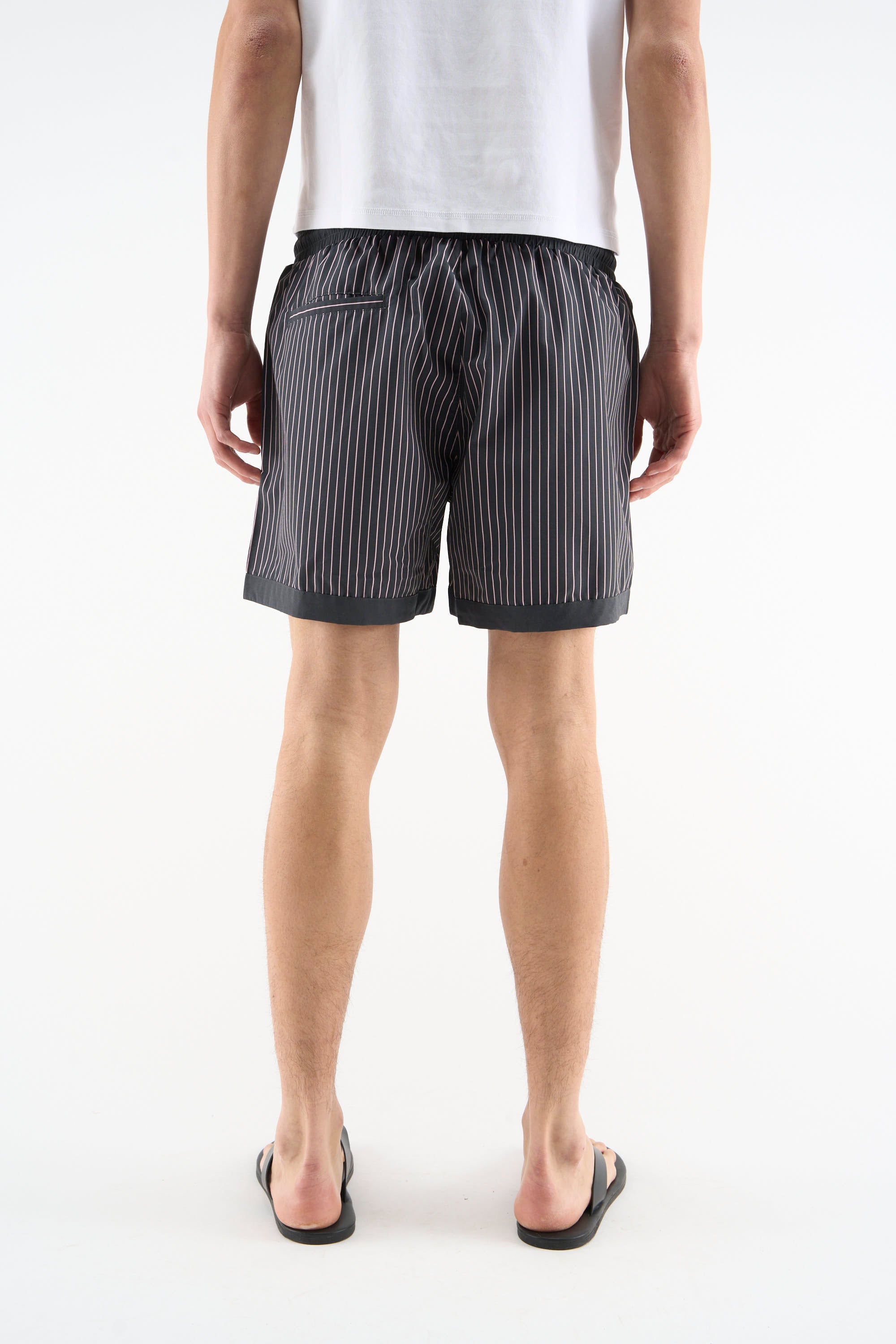 Pinstripe Black Swimpants