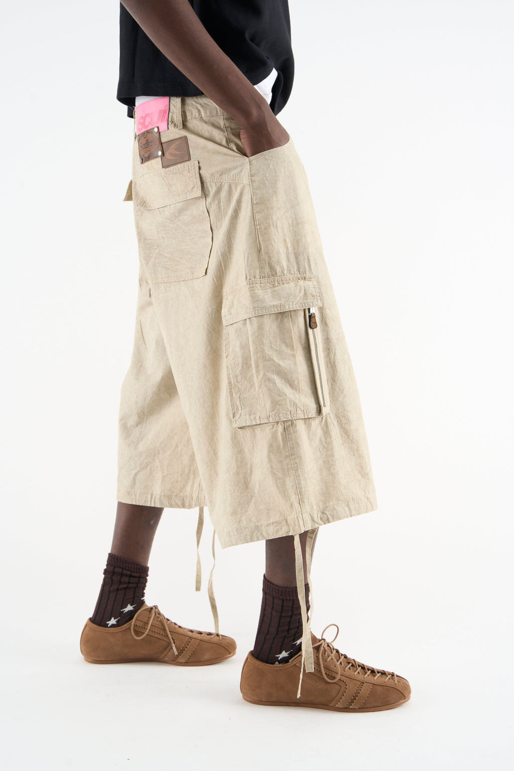 Funk Light Brown Jorts