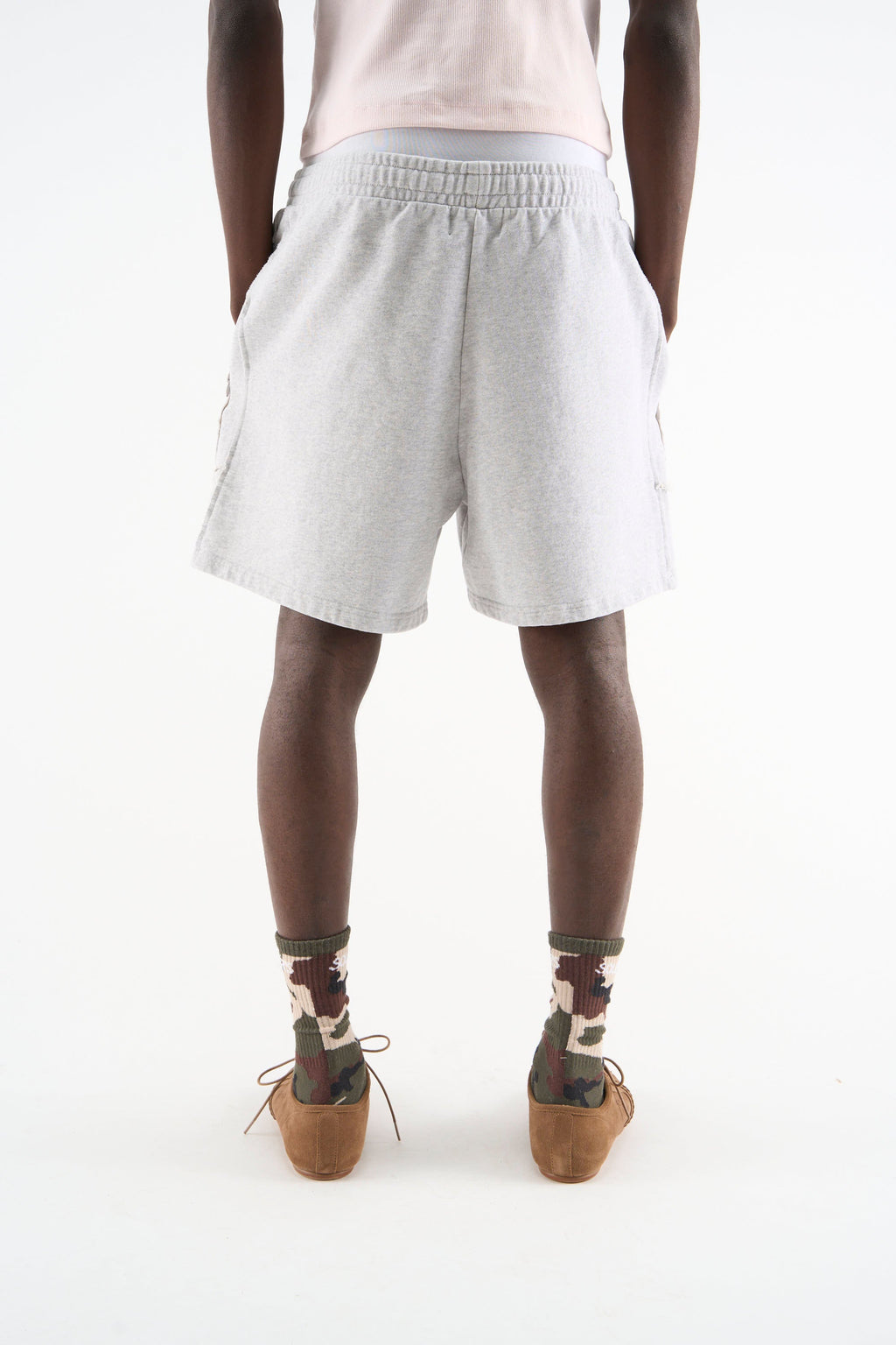 Couture Sport Grey Melange Shorts
