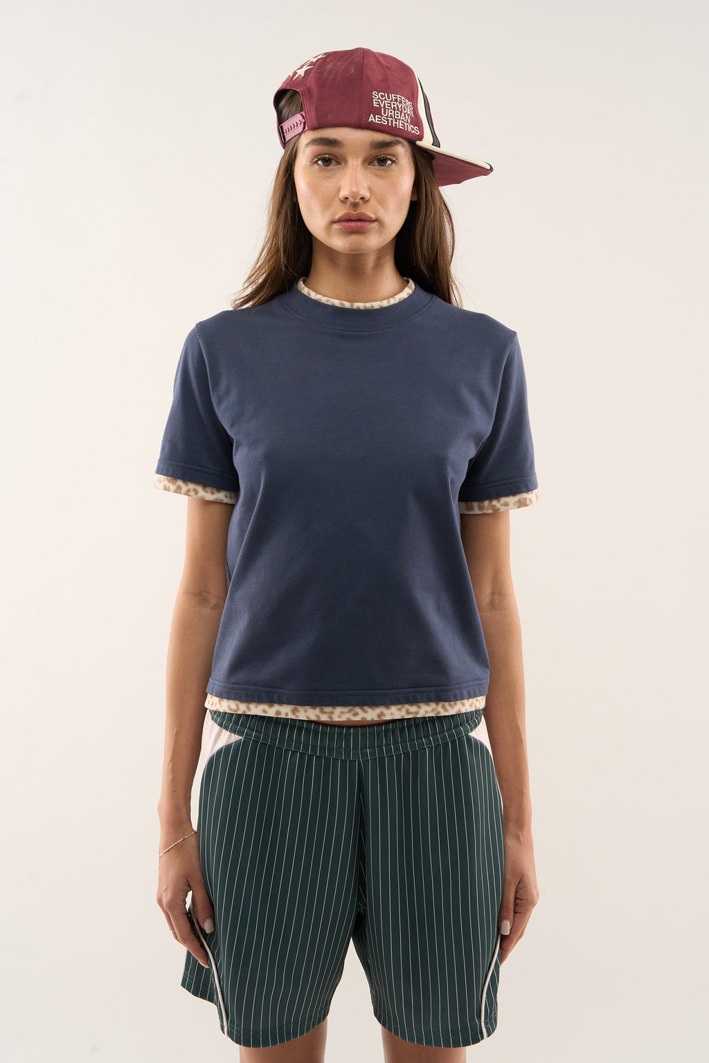 Leo Navy Top