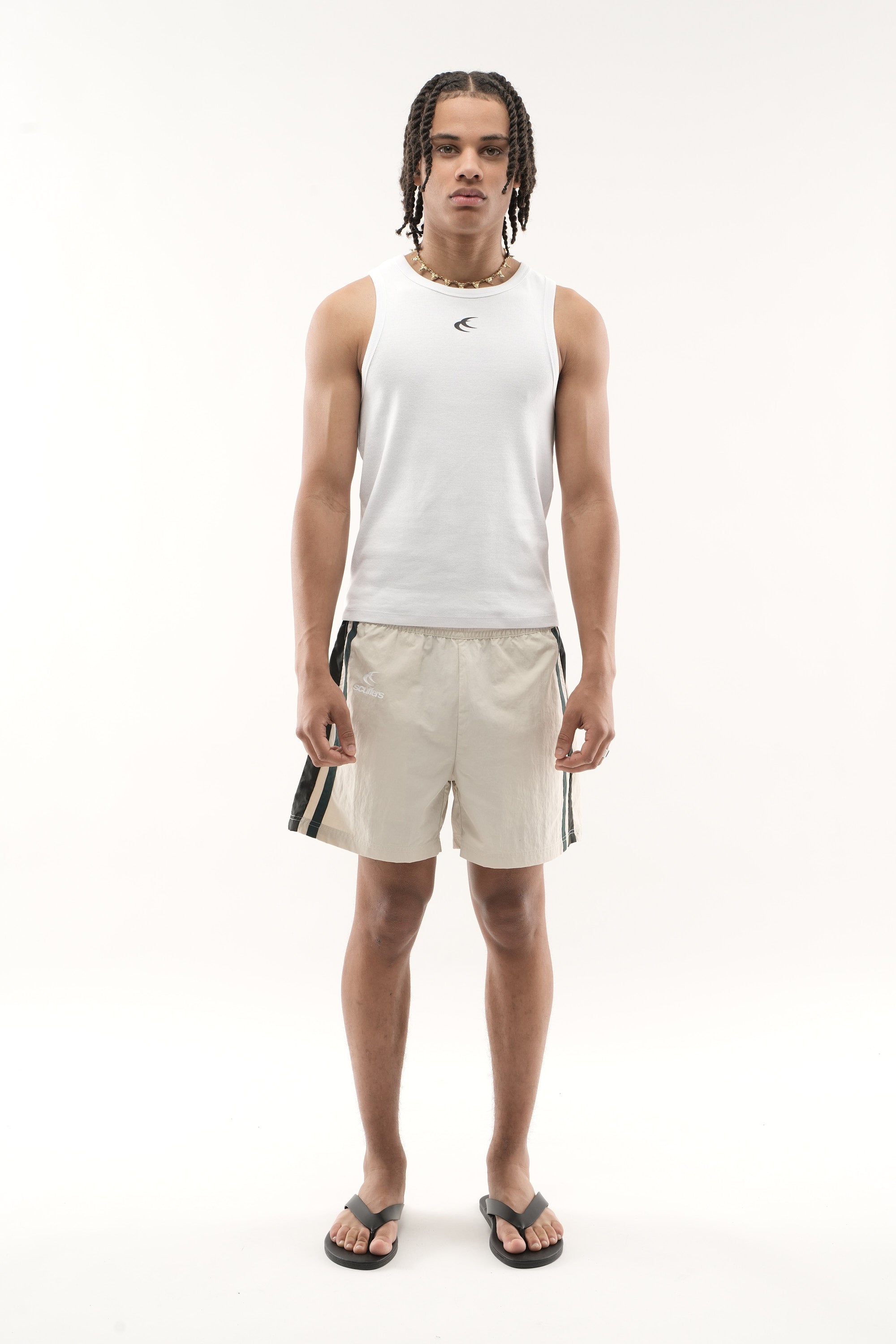Tech Ecru Shorts