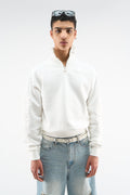 Bow Quarter Ecru Zip