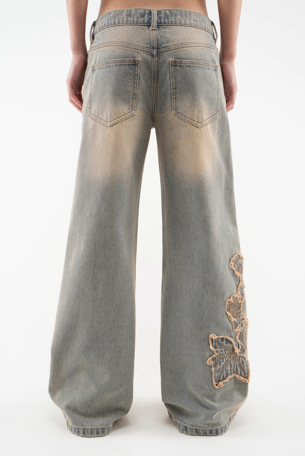 Rose Washed Blue Pants