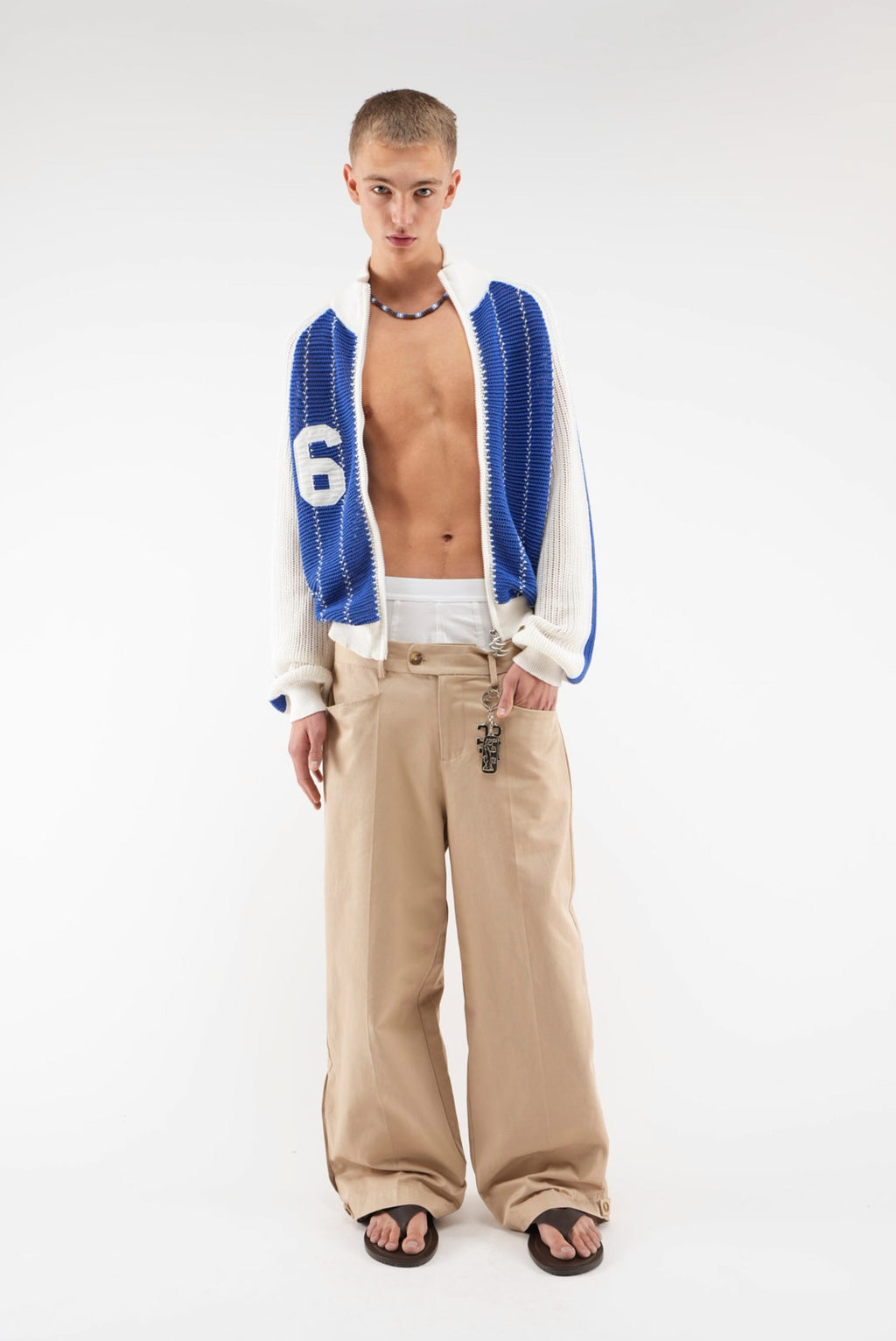Beacon Navy Knit Zipper
