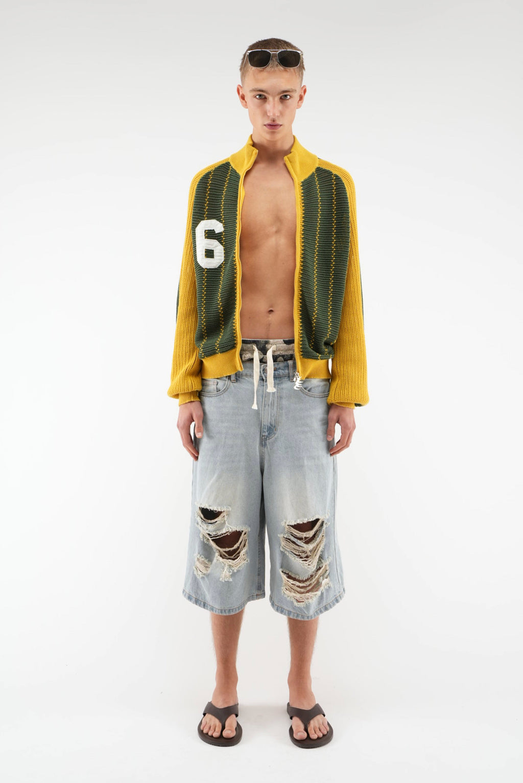Beacon Yellow Knit Zipper