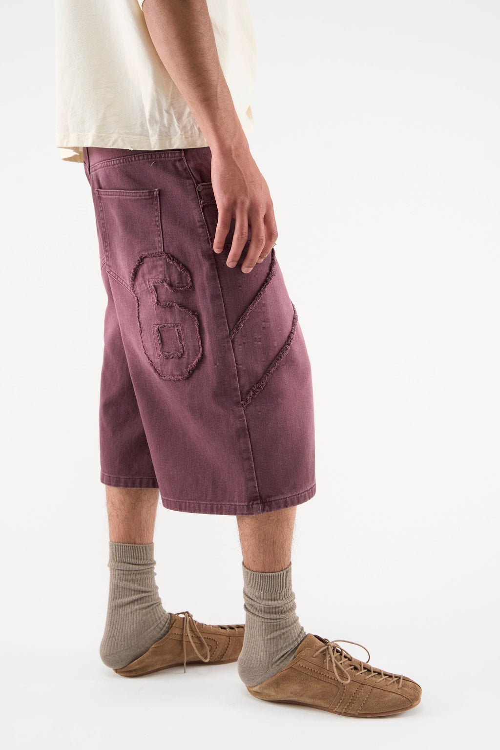 OPS Burgundy Jorts