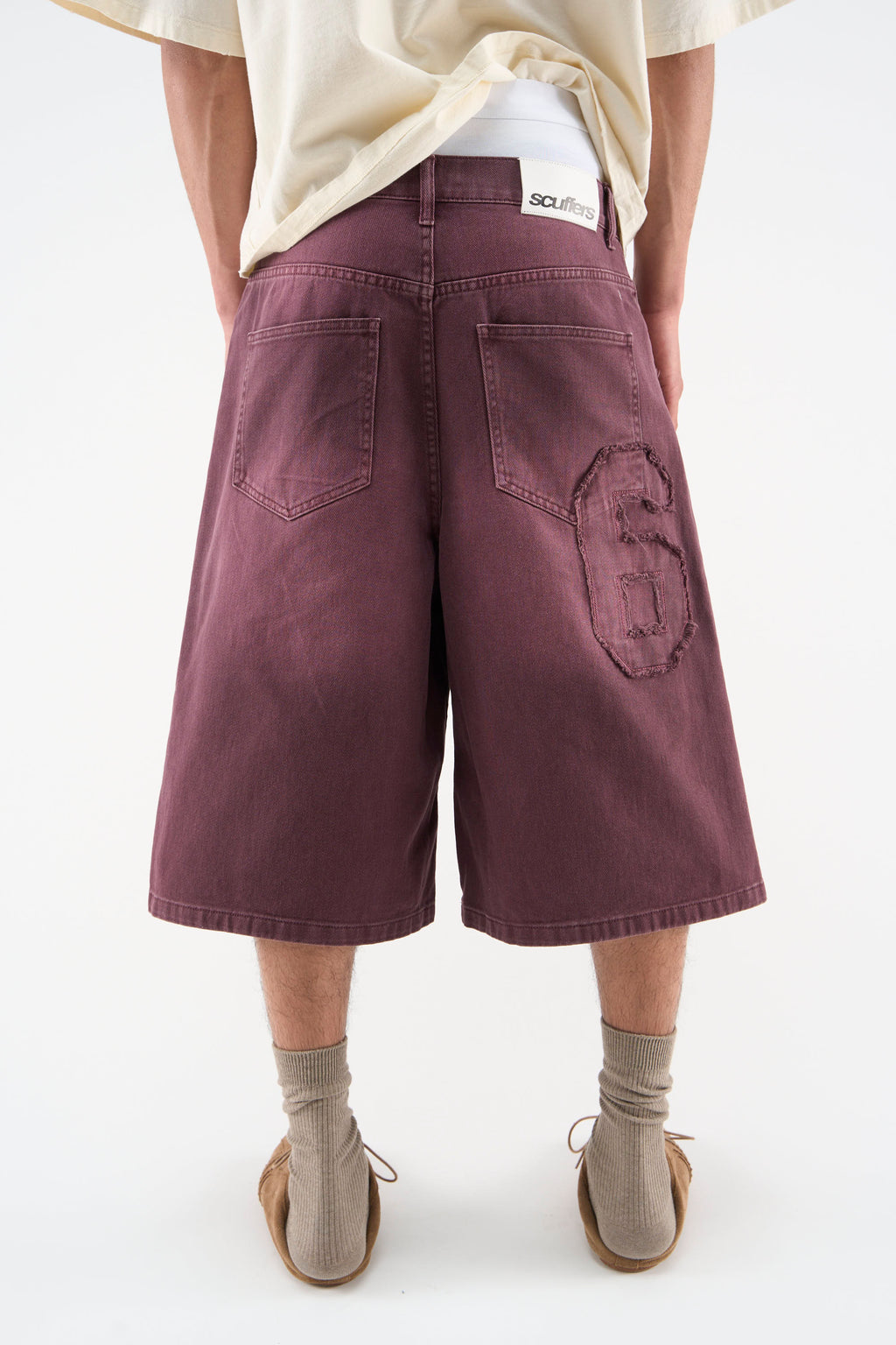 OPS Burgundy Jorts