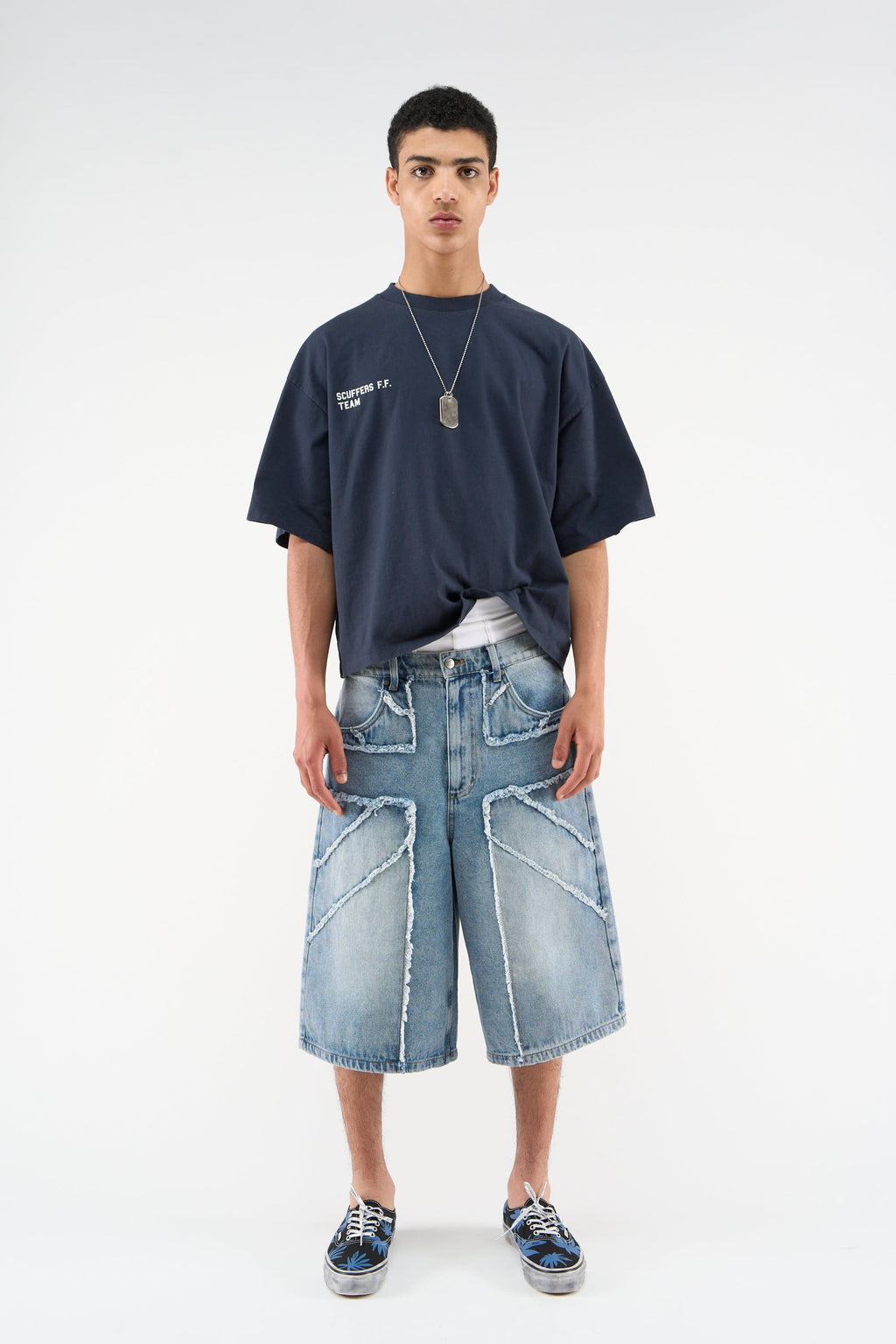 OPS Blue Jorts