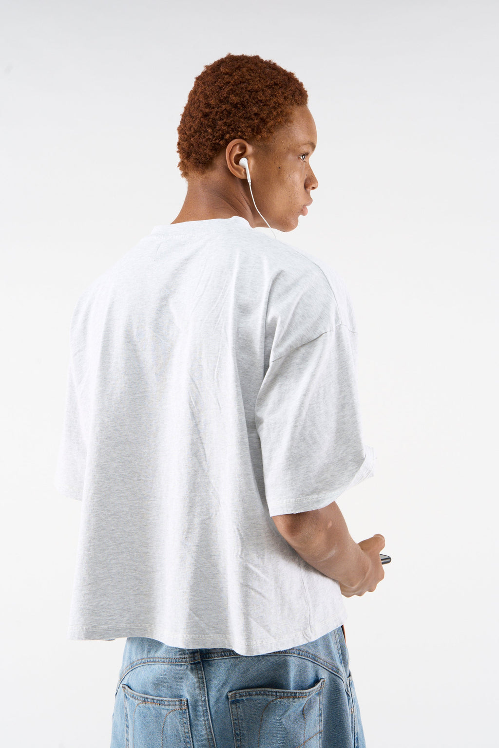 Nobrand Light Grey Melange T-Shirt