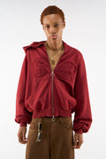Jam Red Zipper