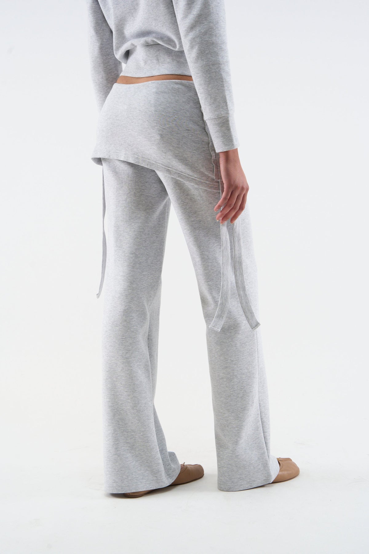 Cozy Grey Melange Pants