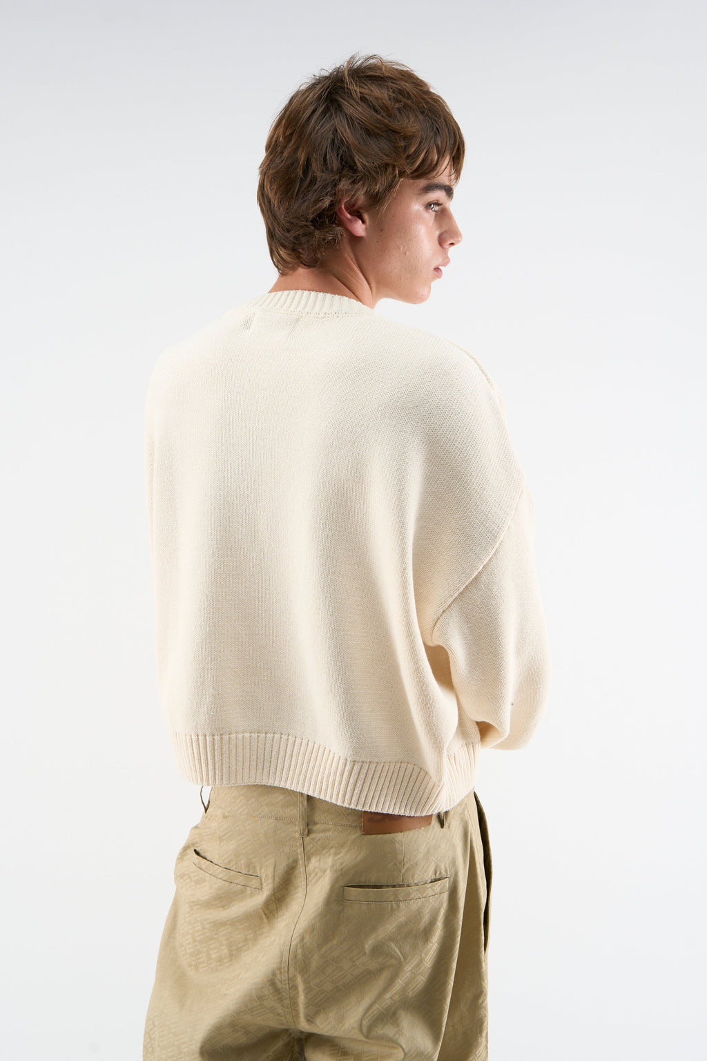 Flag Ecru Knit