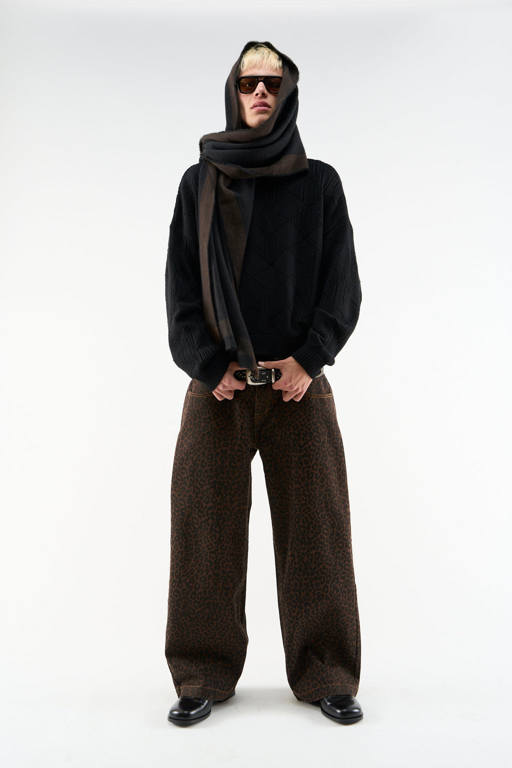 Martine Black Knit
