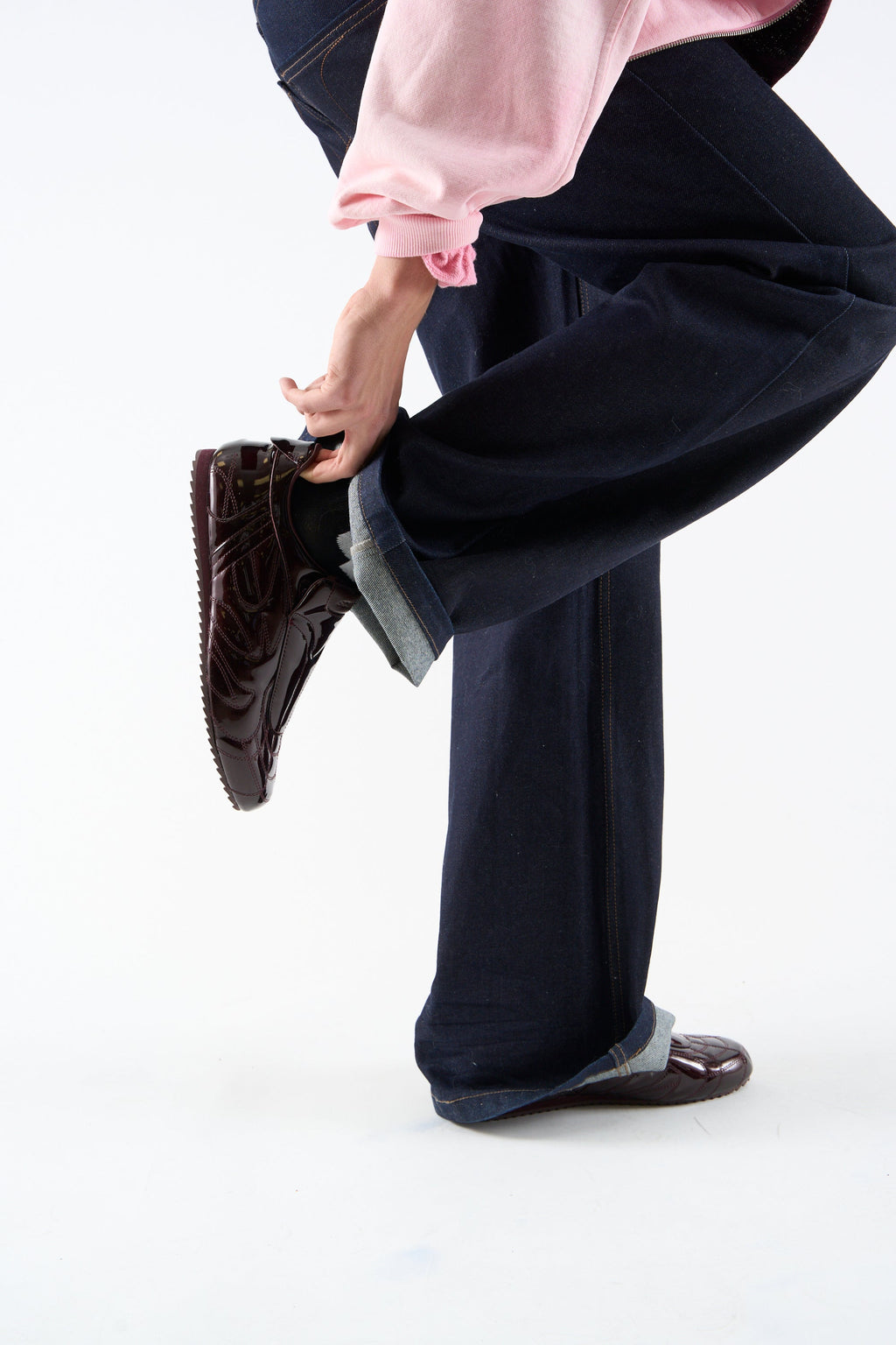 Iconic Radiant Burgundy Sneakers