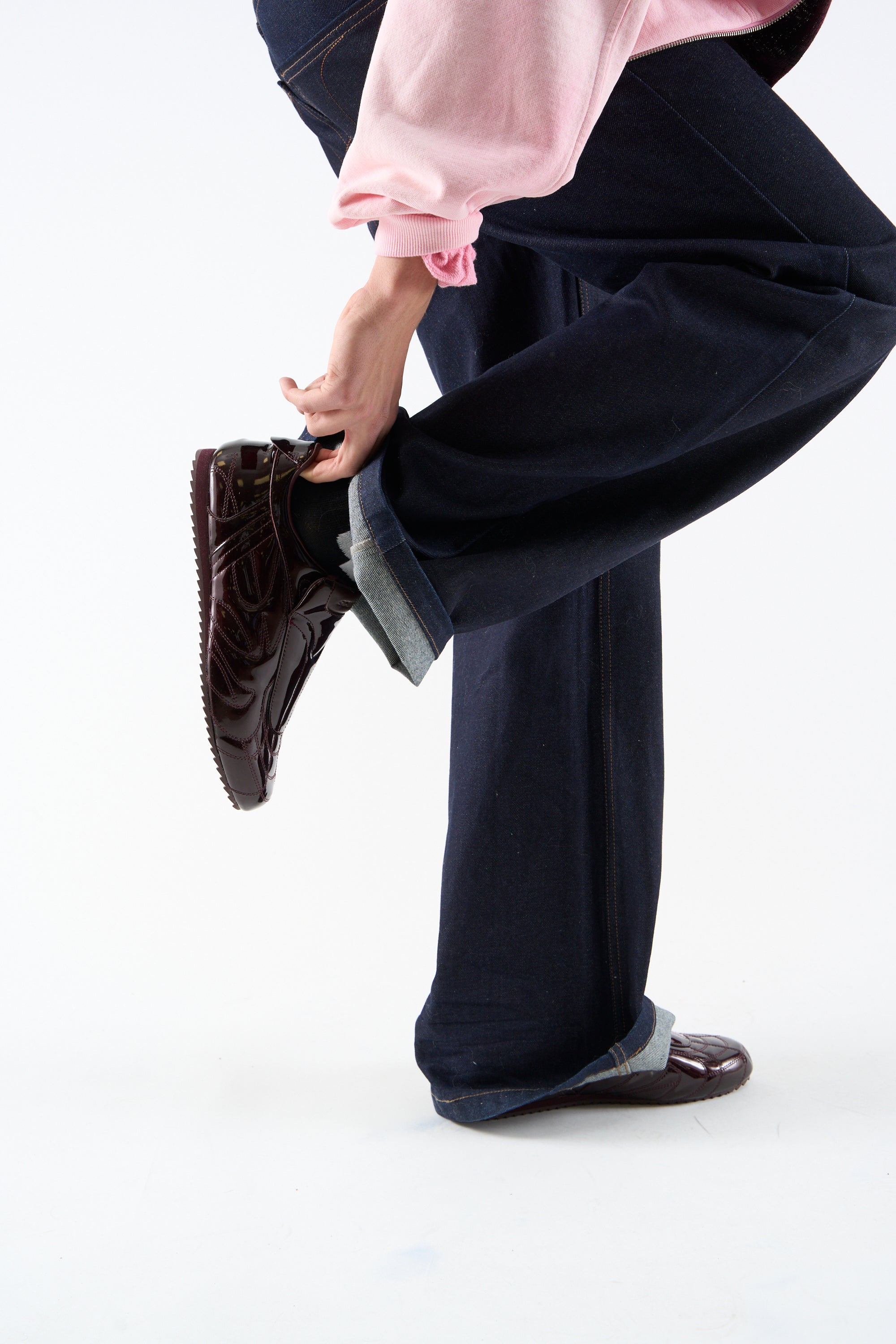 Iconic Radiant Burgundy Sneakers