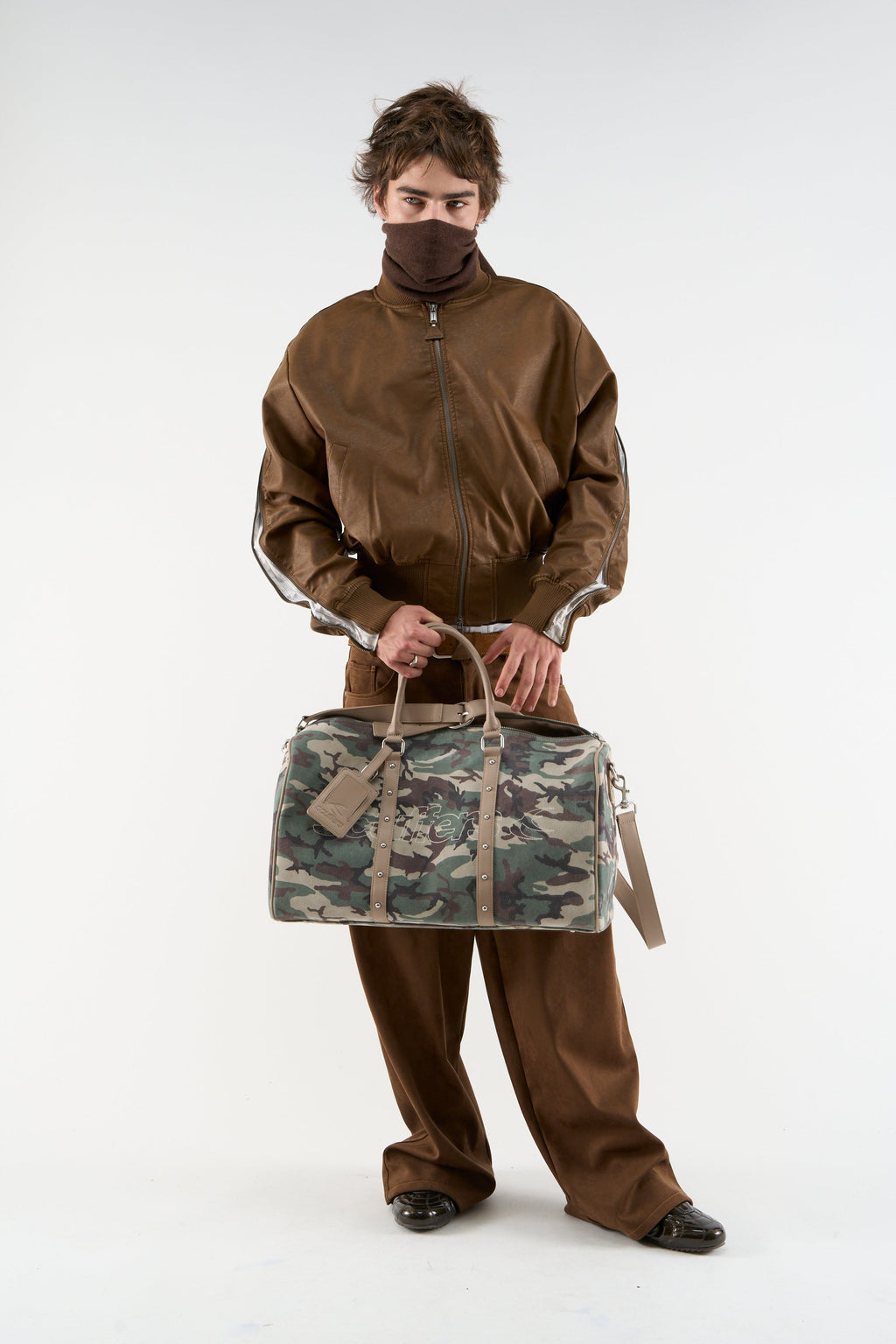 Lisbon Brown Bomber Jacket