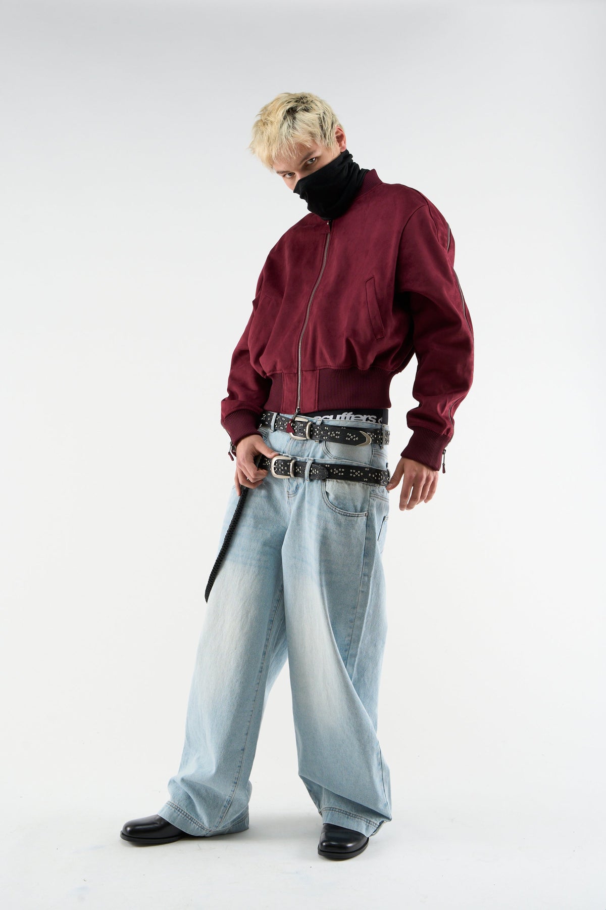 Lisbon Burgundy Bomber Jacket