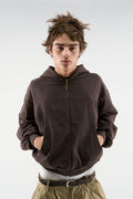Pick Pocket Brown Zipper