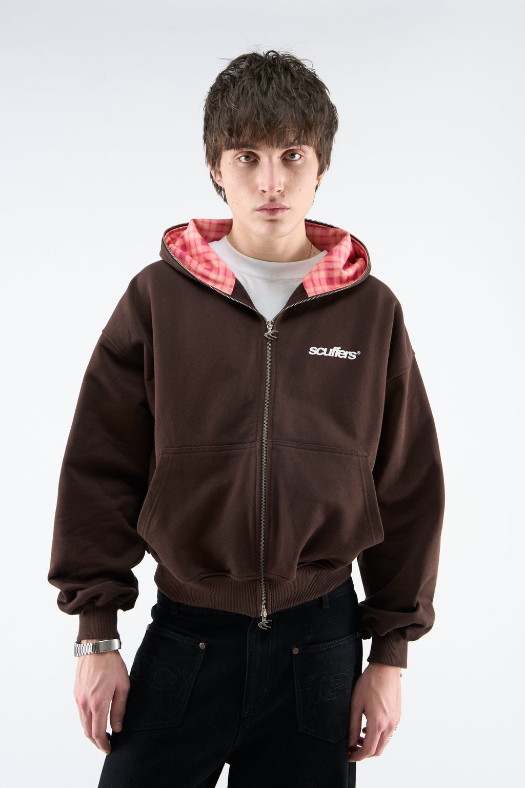 Gothic Brown Zipper