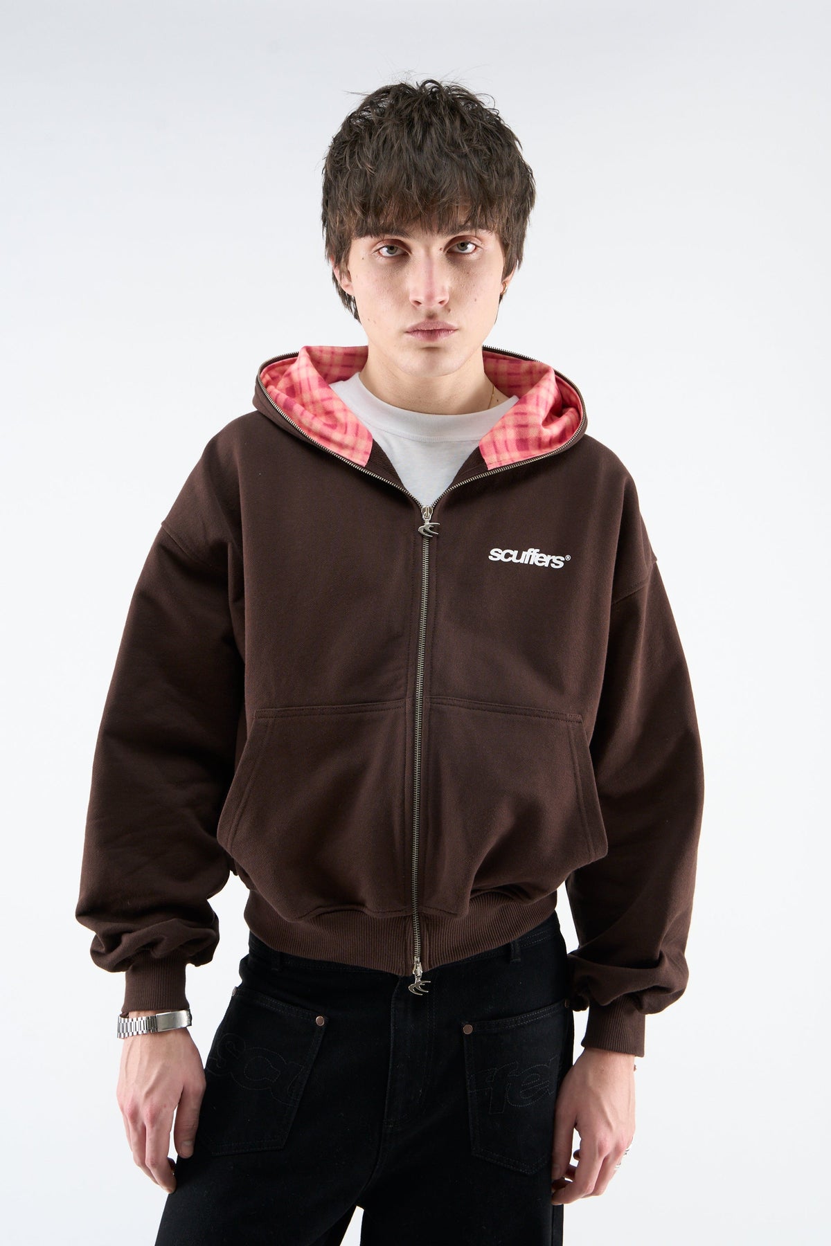 Gothic Brown Zipper